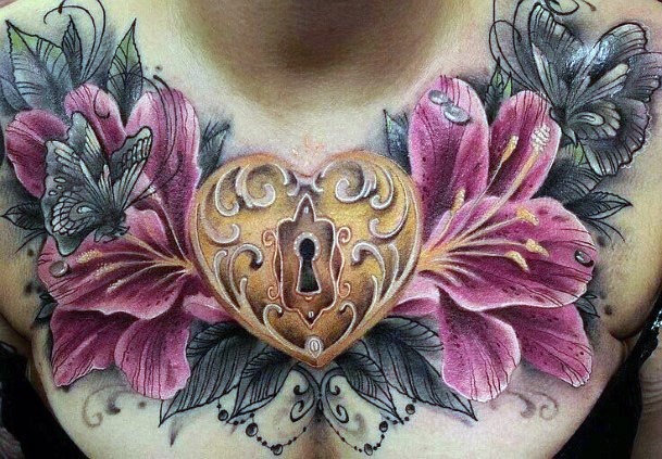 Top 100 Best Chest Tattoo Ideas For Women Cool Female Designs