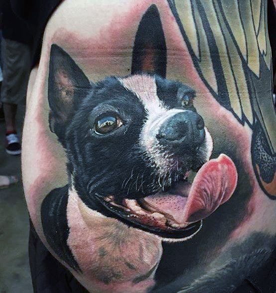 3d Dog Tattoo For Women