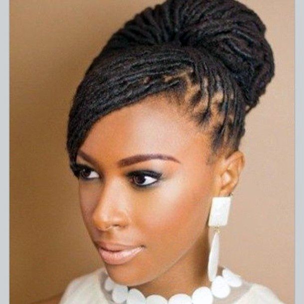 Dread Bun Women Hairstyles