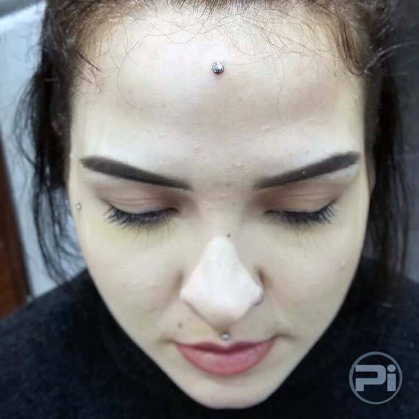 Unique Medusa Lip Dermal Cool Forehead Dermal Ideas For Girls