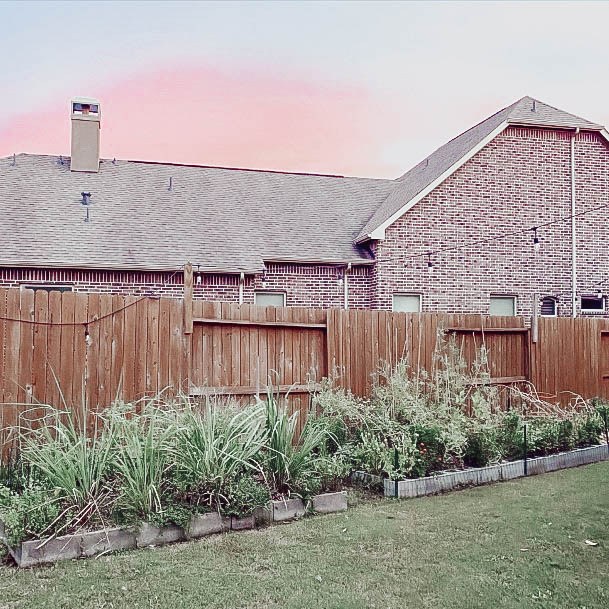 Above Ground Garden Bed Cinderblock