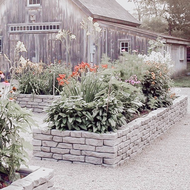 Above Ground Garden Beds Stone Rock Ideas