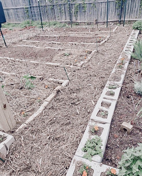 Above Ground Planter Box Cinderblock