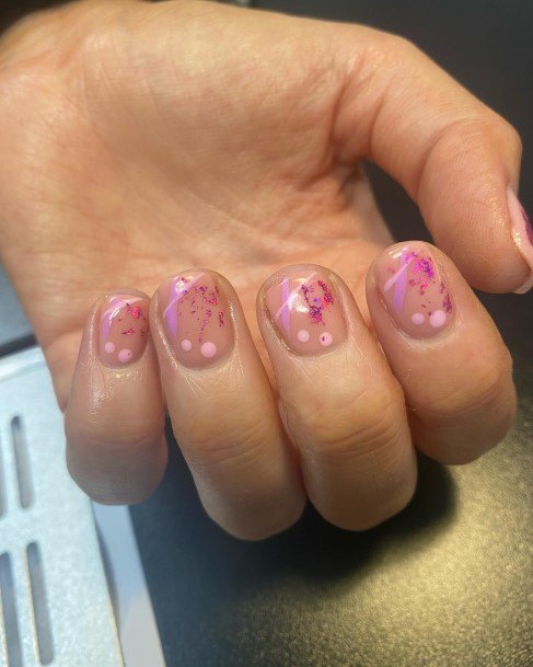 Abstract Womens Feminine Abstract Nails