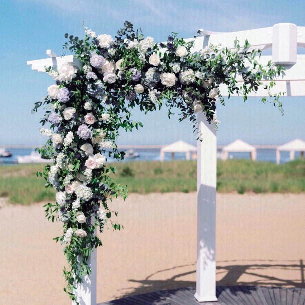 Abundance Summer Flowers Wedding Arch