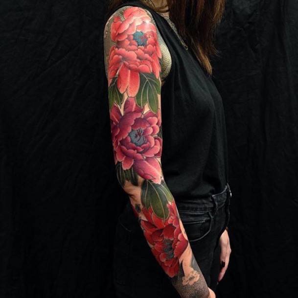 Full sleeve tattoo ideas for women