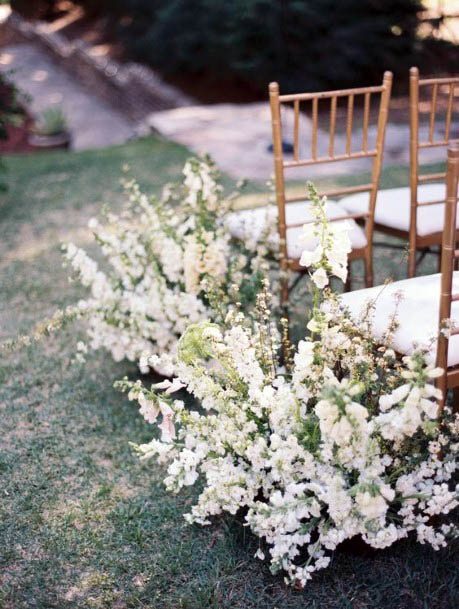 Abundant White Wedding Flowers