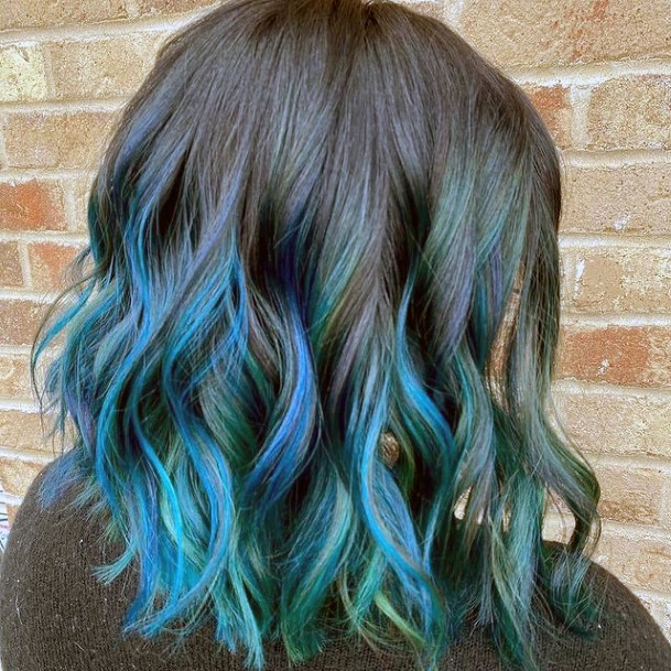 Adorable Blue Hairstyles Ideas For Women