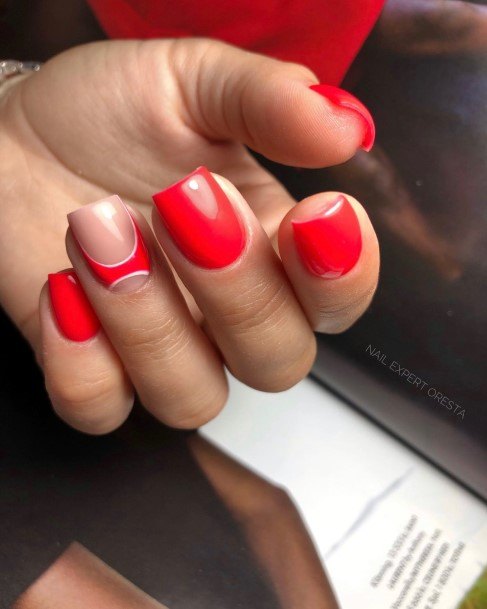 Adorable Bright Coral Nail Designs For Women