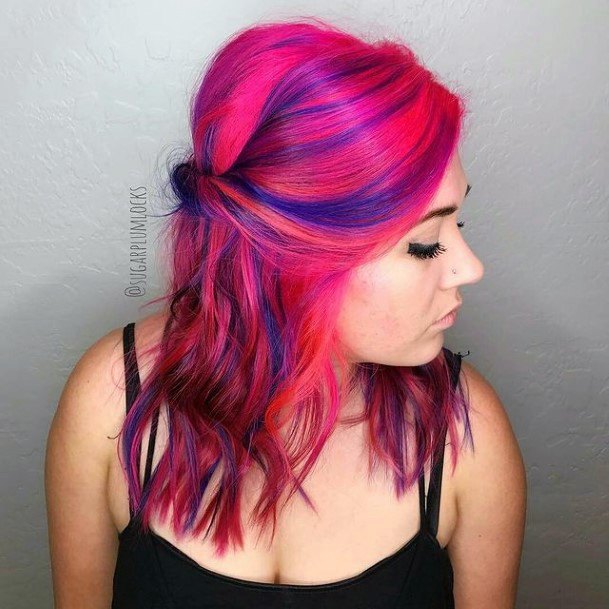 Adorable Bright Hairstyles Ideas For Women