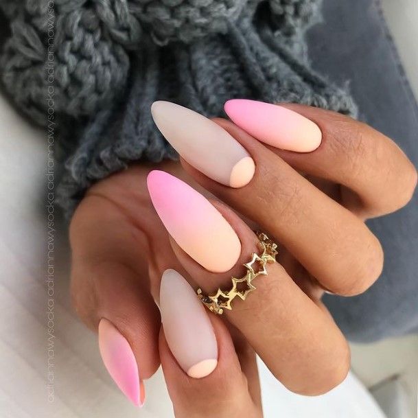 Adorable Bright Ombre Nail Designs For Women