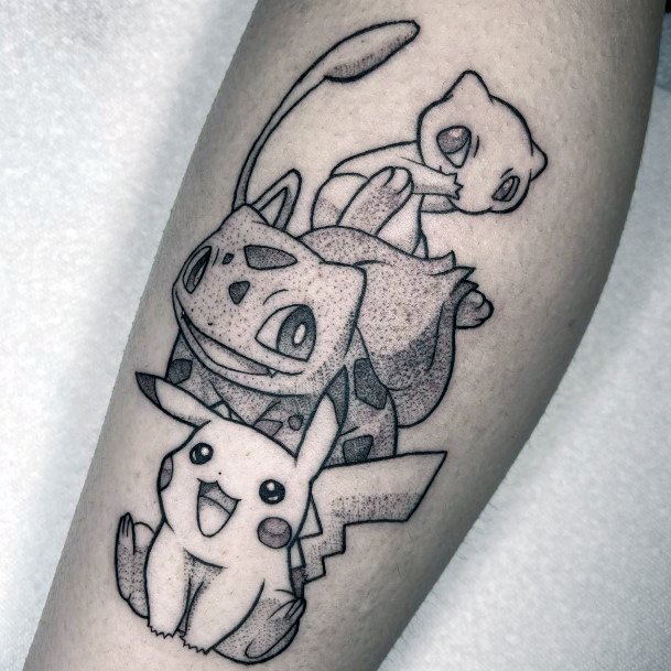 Adorable Bulbasaur Tattoo Designs For Women