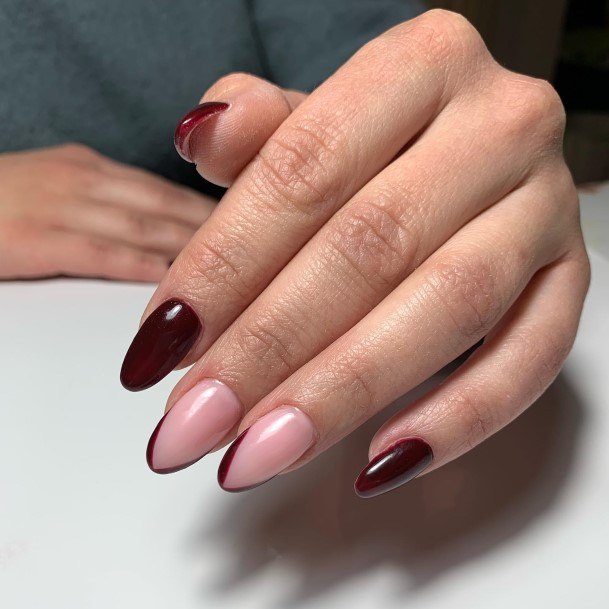 Adorable Burgundy Nail Designs For Women