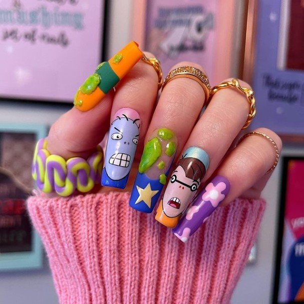 Adorable Cartoon Nail Designs For Women