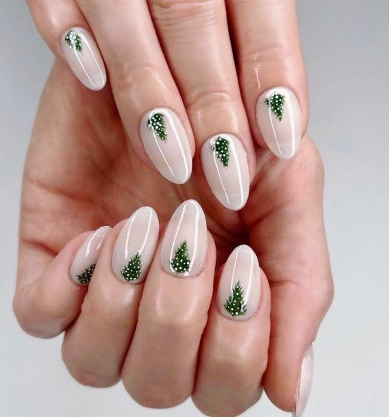 Adorable Christmas Gel Nail Designs For Women