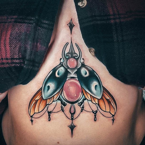 Adorable Color Tattoo Designs For Women