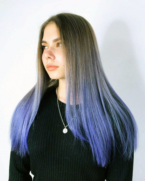 Adorable Cool Hair Dye Style For Women