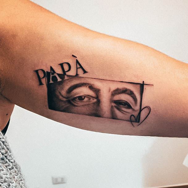 Adorable Dad Tattoo Designs For Women