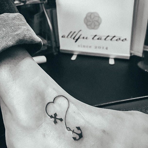 Adorable Faith Hope Love Tattoo Designs For Women