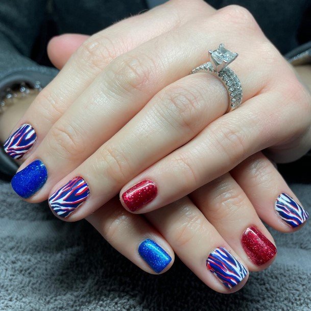 Adorable Football Nail Designs For Women