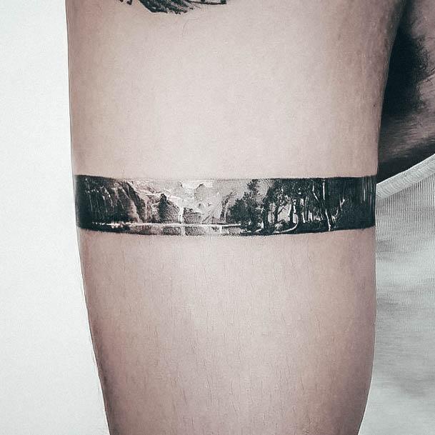 Adorable Forest Tattoo Designs For Women