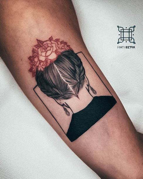 Tattoo tagged with feminist frida kahlo small mexican patriotic  single needle tiny women character ifttt little doy portrait inner  forearm other  inkedappcom