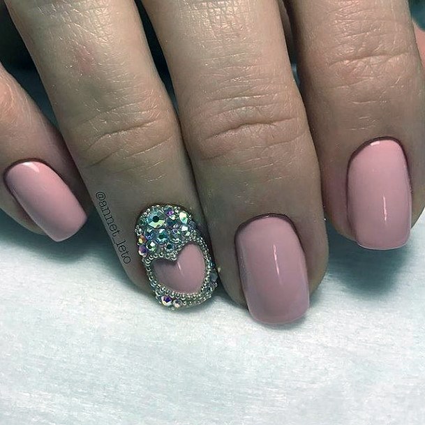 Adorable Gemstone Nail Designs For Women