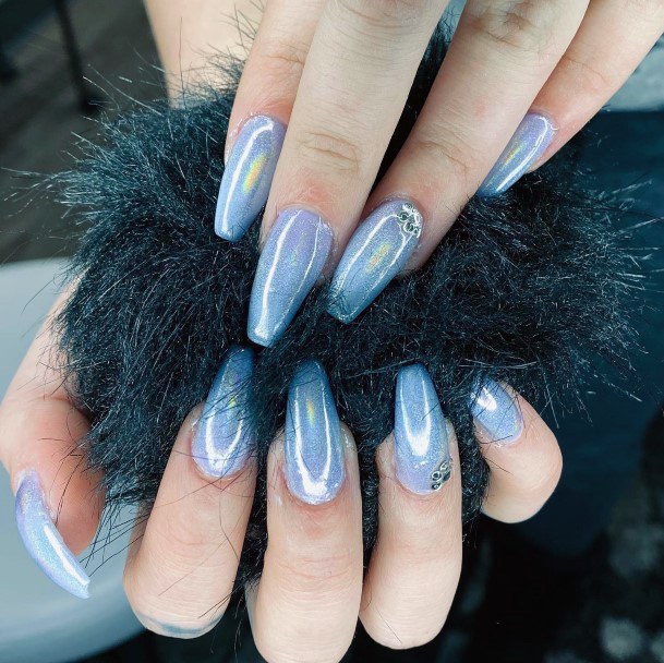 Adorable Holographic Nail Designs For Women