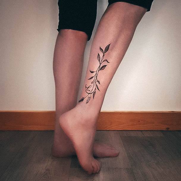 Adorable Initials Tattoo Designs For Women