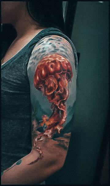 Adorable Jellyfish Tattoo Designs For Women