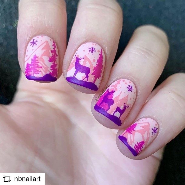 Adorable Landscape Nail Designs For Women