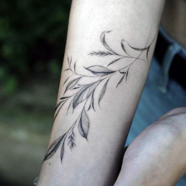 Adorable Leaf Tattoo Designs For Women