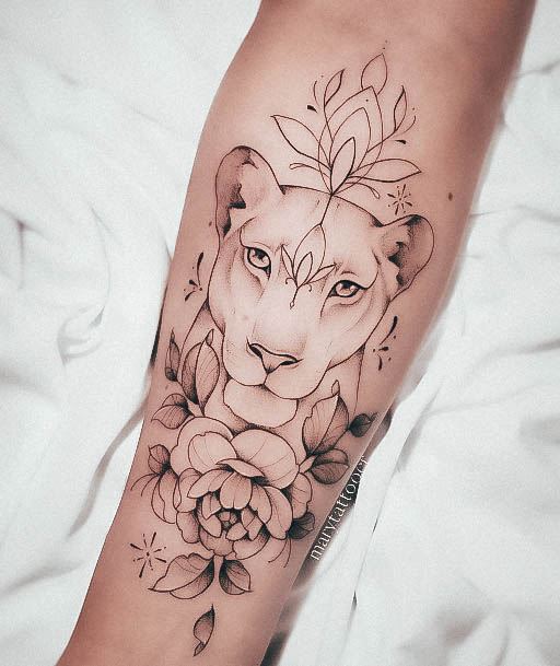 What Does Lioness Tattoo Mean  Represent Symbolism