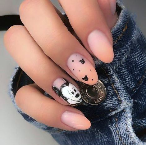 Adorable Mickey Mouse Nail Designs For Women