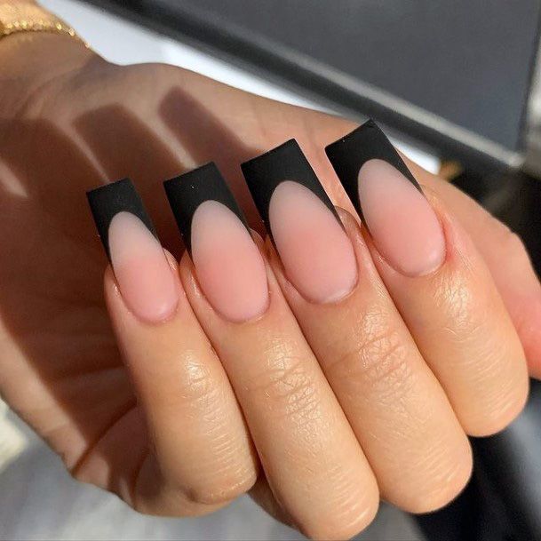 Adorable Nail Inspiration Black Dress For Women