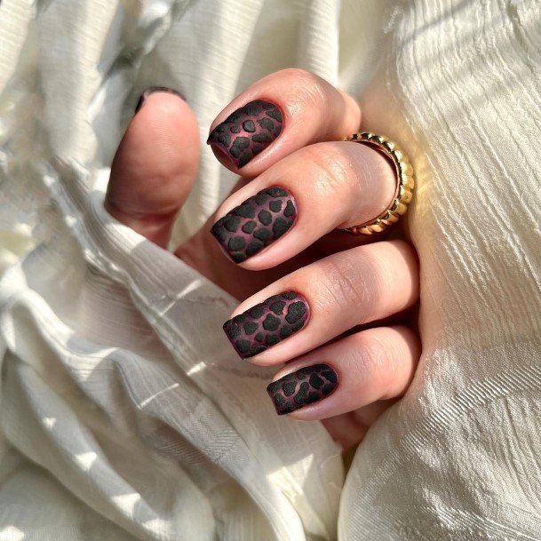 Adorable Nail Inspiration Burgundy And Black For Women