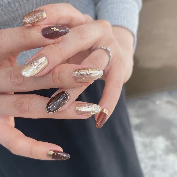 Adorable Nail Inspiration Chocolate For Women