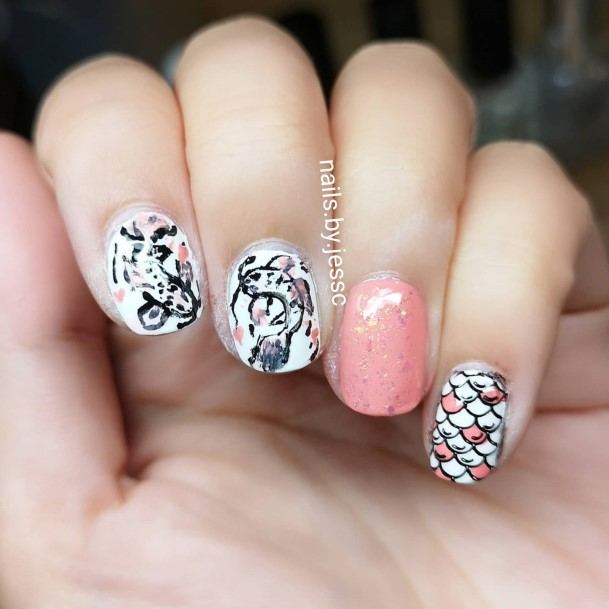 Adorable Nail Inspiration Fish For Women