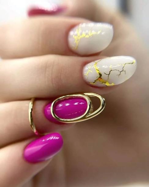 Adorable Nail Inspiration Fuchsia For Women