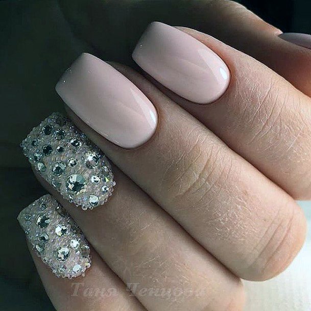 Adorable Nail Inspiration Gemstone For Women