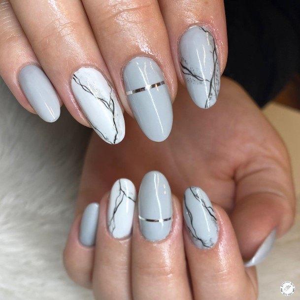 Adorable Nail Inspiration Grey For Women