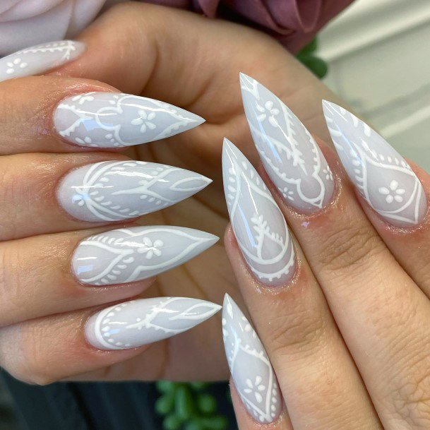 Adorable Nail Inspiration Henna For Women