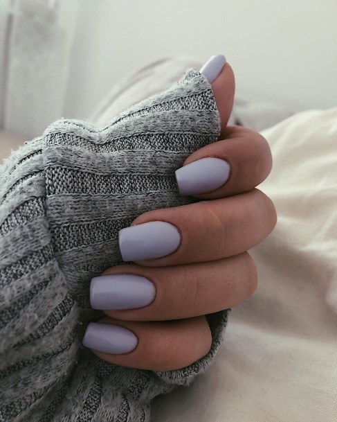 Adorable Nail Inspiration Lilac For Women