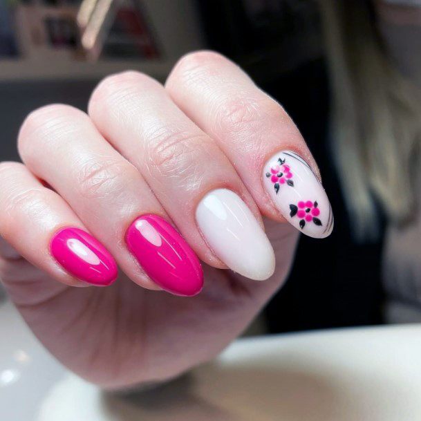 Adorable Nail Inspiration Magenta For Women