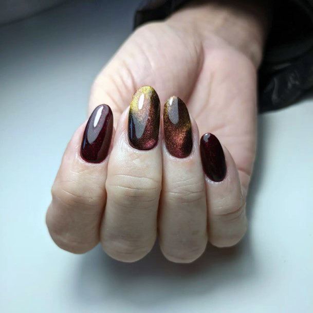 Adorable Nail Inspiration Maroon For Women