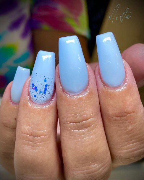 Adorable Nail Inspiration Pale Blue For Women