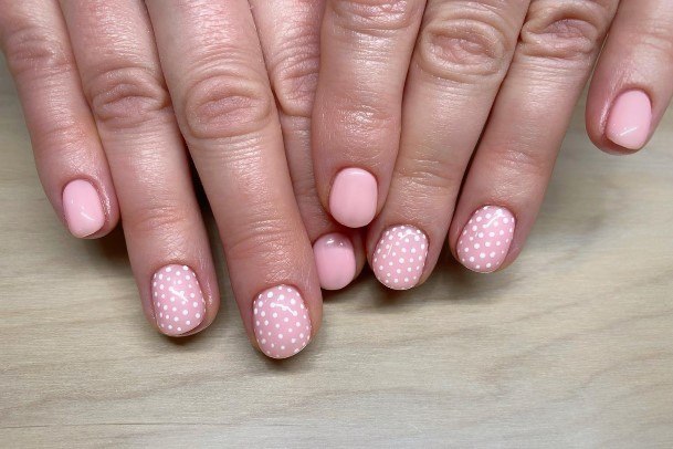 Adorable Nail Inspiration Polka Dot For Women