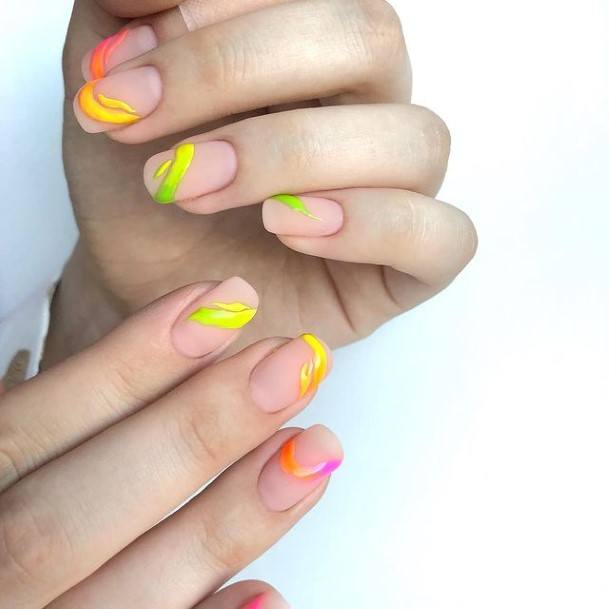 Adorable Nail Inspiration Short Yellow For Women