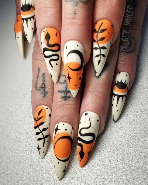 Adorable Nail Inspiration Snake For Women