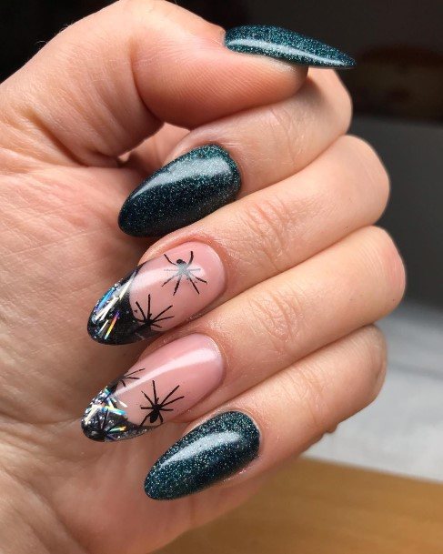 Adorable Nail Inspiration Spider For Women